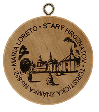 Turistická známka č. 832 - Maria Loreto Starý Hroznatov
