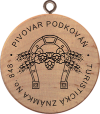 Turistická známka č. 848 - Pivovar Podkováň