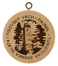 Turistická známka č. 874 - Tisovský vrch - Pajndl