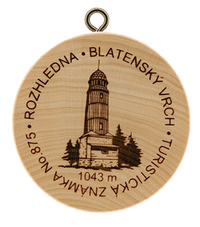 Turistická známka č. 875 - Blatenský vrch