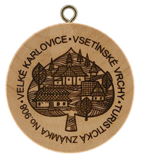 Turistická známka č. 908 - Velké Karlovice