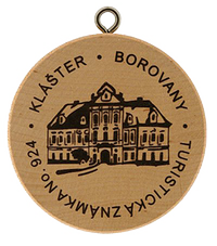 Turistická známka č. 924 - Klášter Borovany