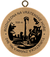 Turistická známka č. 940 - Rozhledna na Vrátenské hoře