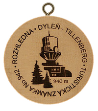 Turistická známka č. 942 - Dyleň - Tillenberg