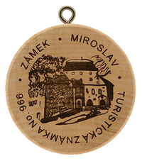 Turistická známka č. 966 - Miroslav