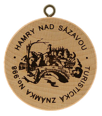 Turistická známka č. 998 - Hamry nad Sázavou
