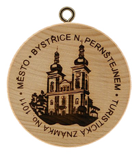 Turistická známka č. 1011 - Bystřice nad Pernštejnem