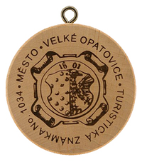 Turistická známka č. 1034 - Velké Opatovice