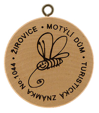 Turistická známka č. 1044 - Motýlí Dům Žírovice