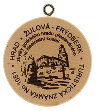 Turistická známka č. 1051 - Žulová - Frýdberk