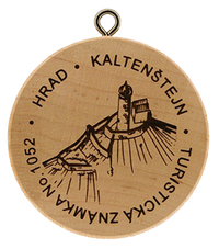 Turistická známka č. 1052 - Kaltenštejn