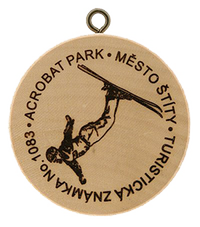 Turistická známka č. 1083 - Acrobat park Štíty