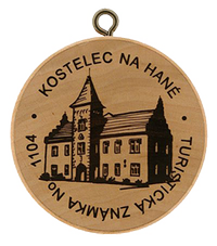 Turistická známka č. 1104 - Kostelec na Hané