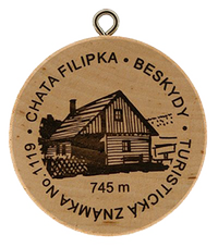 Turistická známka č. 1119 - Chata Filipka