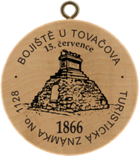 Turistická známka č. 1128 - Bojiště Tovačov 15.7.1866