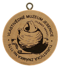 Turistická známka č. 1175 - Vlastivědné muzeum Jesenice
