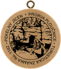 Turistická známka č. 1182 - Pekelný jícen, Průrva Ploučnice, kulturní památka