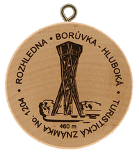 Turistická známka č. 1204 - Borůvka Hluboká