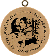 Turistická známka č. 1220 - Údolí Doubravy - Bílek