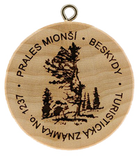 Turistická známka č. 1237 - Prales Mionší