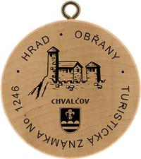 Turistická známka č. 1246 - Obřany - Chvalčov