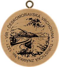 Turistická známka č. 1321 - Vír - Českomoravská vysočina