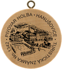 Turistická známka č. 1342 - Pivovar Holba Hanušovice