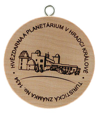 Turistická známka č. 1434 - Hvězdárna a planetárium v Hradci Králové