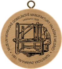 Turistická známka č. 1591 - Muzeum moravské gobelínové manufaktury, Valašské Meziříčí
