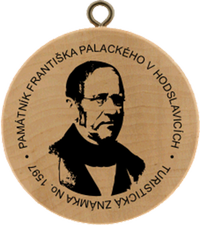 Turistická známka č. 1597 - Památník Františka Palackého v Hodslavicích