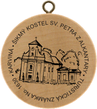 Turistická známka č. 1630 - Šikmý Kostel sv. Petra z Alkantary - Karviná