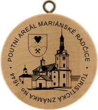 Turistická známka č. 1644 - Poutní areál Mariánské Radčice