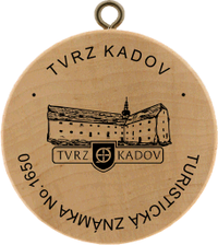 Turistická známka č. 1650 - Tvrz Kadov
