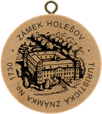 Turistická známka č. 1730 - Zámek Holešov