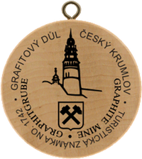 Turistická známka č. 1742 - Grafitový důl Český Krumlov