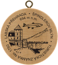 Turistická známka č. 1750 - Labská přehrada - Špindlerův Mlýn