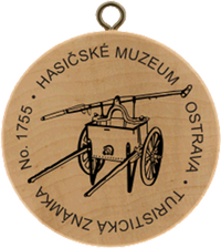 Turistická známka č. 1755 - Hasičské muzeum města Ostravy