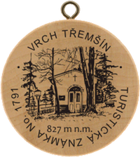 Turistická známka č. 1791 - Vrch Třemšín
