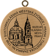 Turistická známka č. 1798 - Svatomikulášská městská zvonice, Praha