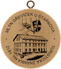 Turistická známka č. 1812 - Mlýn Dřevíček u Stárkova