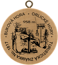 Turistická známka č. 1817 - Buková hora, Orlické hory