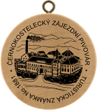 Turistická známka č. 1881 - Černokostelecký zájezdní pivovár
