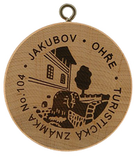 Turistická známka č. 104 - Mlýn na Ohři