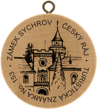 Turistická známka č. 153 - Zámek Sychrov
