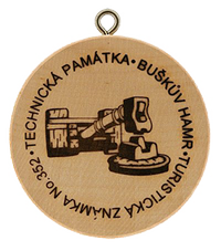 Turistická známka č. 352 - Buškův Hamr