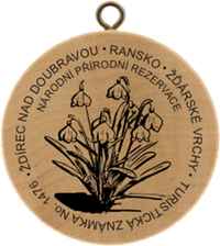 Turistická známka č. 1476 - Ždírec nad Doubravou - Ransko