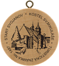 Turistická známka č. 1487 - Starý Svojanov kostel sv. Mikuláše