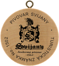 Turistická známka č. 1502 - Pivovar Svijany