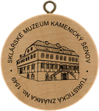 Turistická známka č. 1549 - Sklářské muzeum Kamenický Šenov