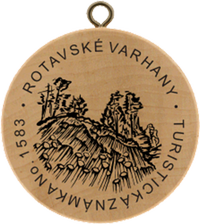 Turistická známka č. 1583 - Rotavské Varhany